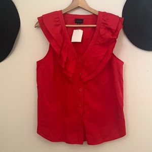 Who What Wear Ruffle Top